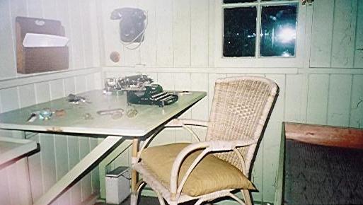 The writing desk in the Summer House