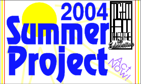 Summer Project 2004 : Home Page